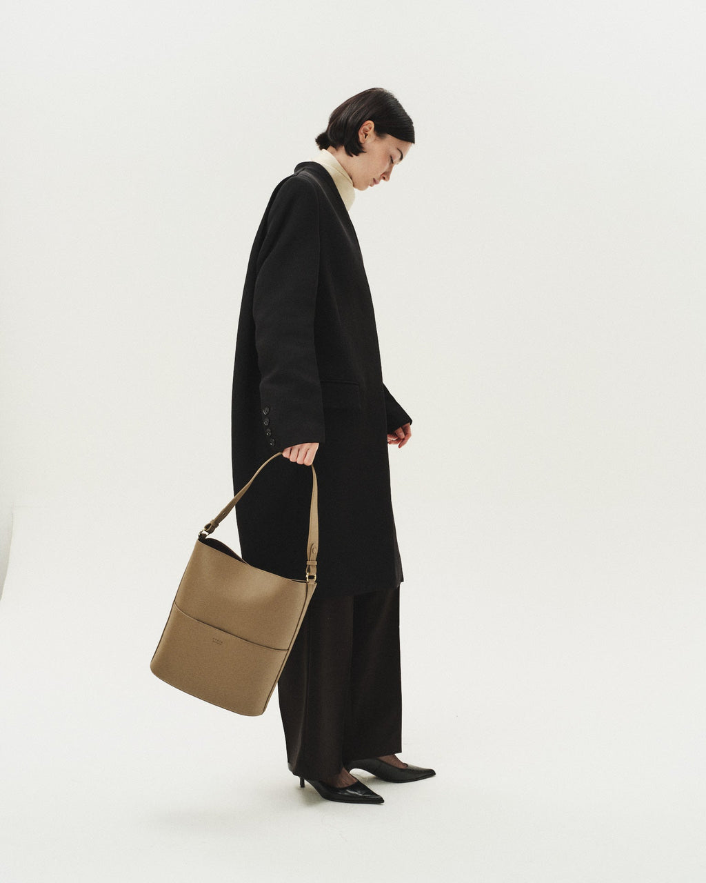 Tall Tote Taupe